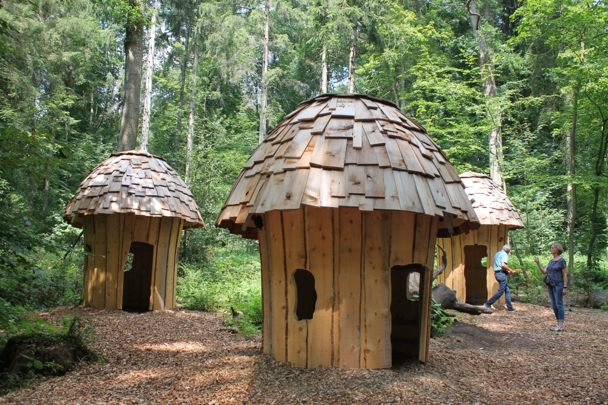 Pilzhäuschen im Wald