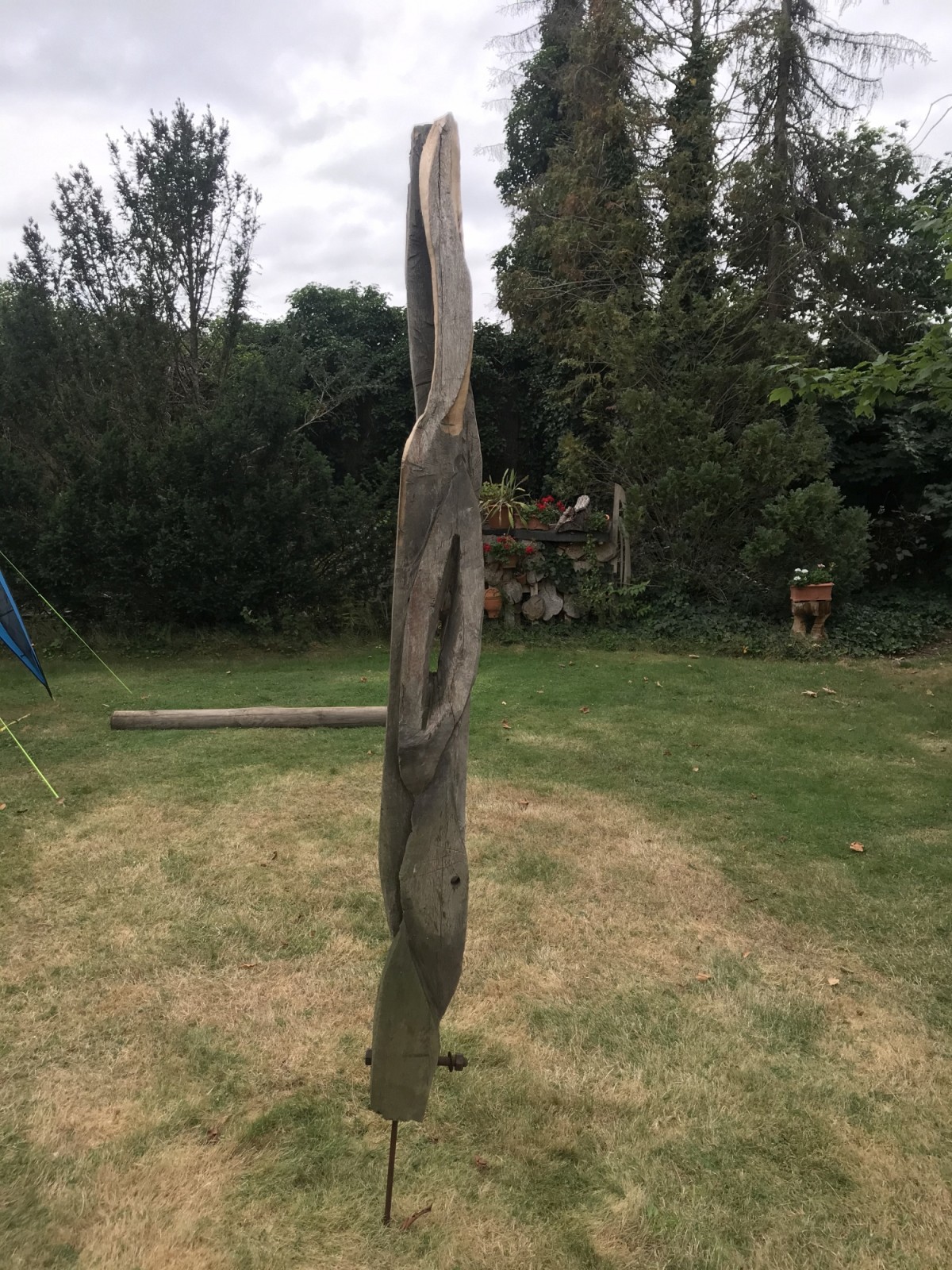 Heikes Gartenskulptur - nur eine Fingerübung