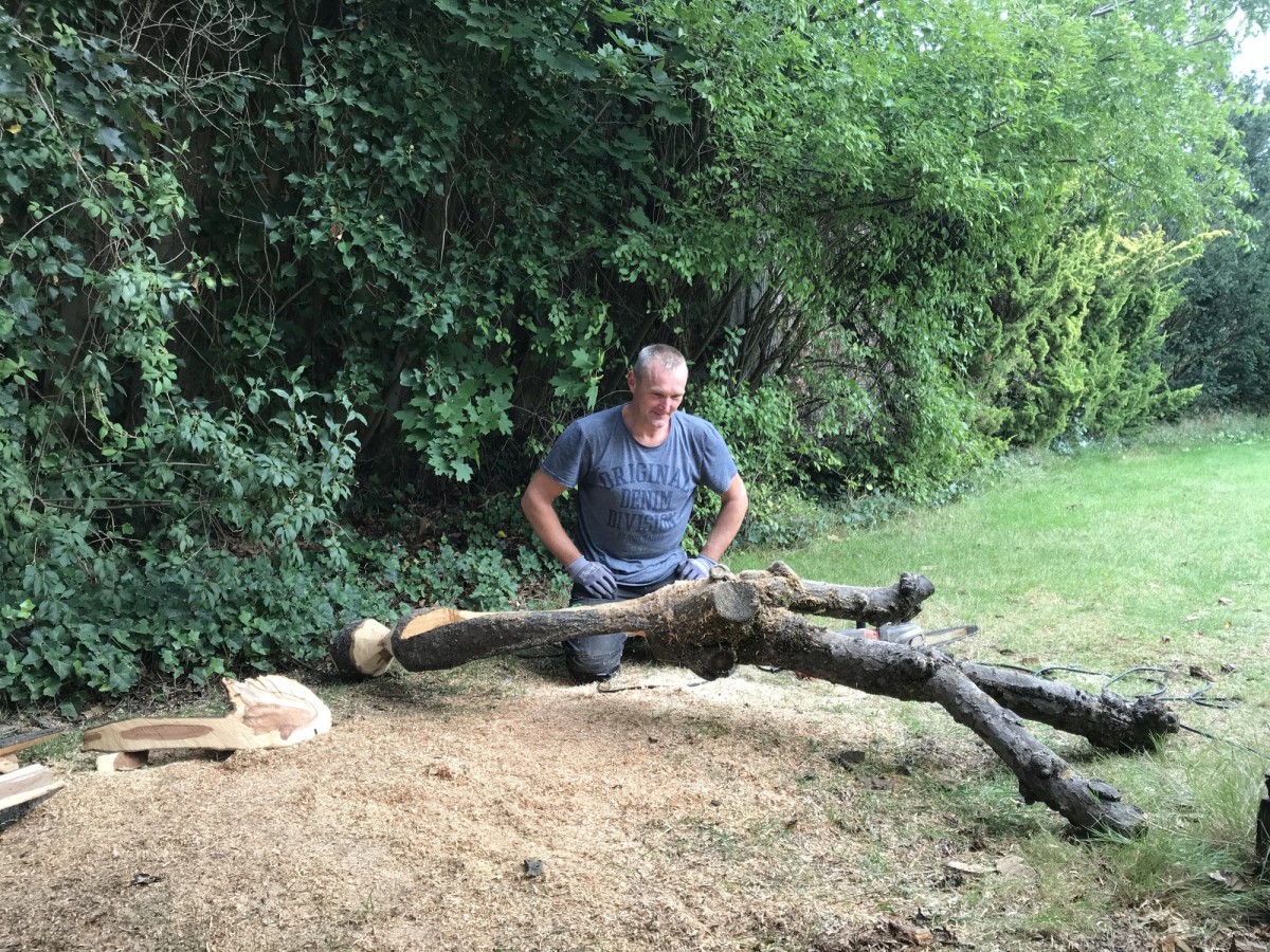 Andreas, jetzt mal ran an das Holz