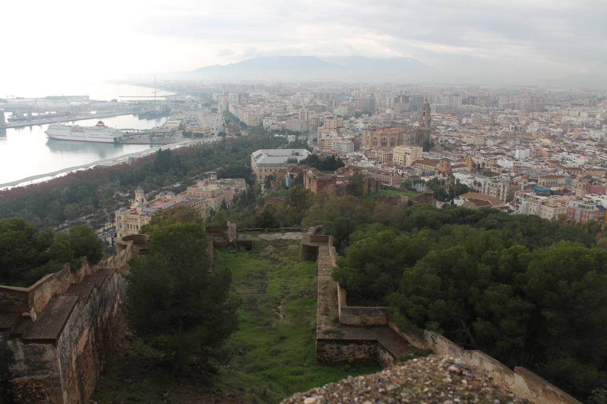 Malaga von oben
