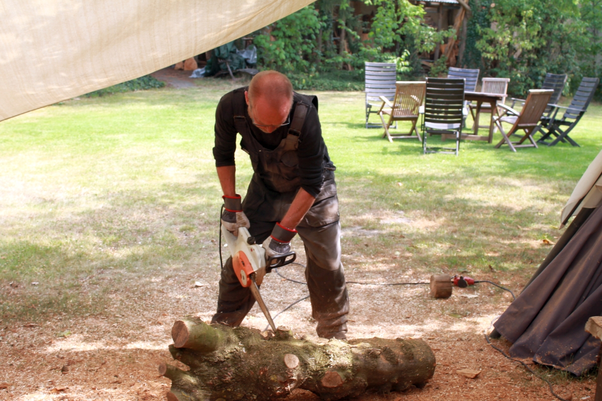 Karsten mit eigener Stihl