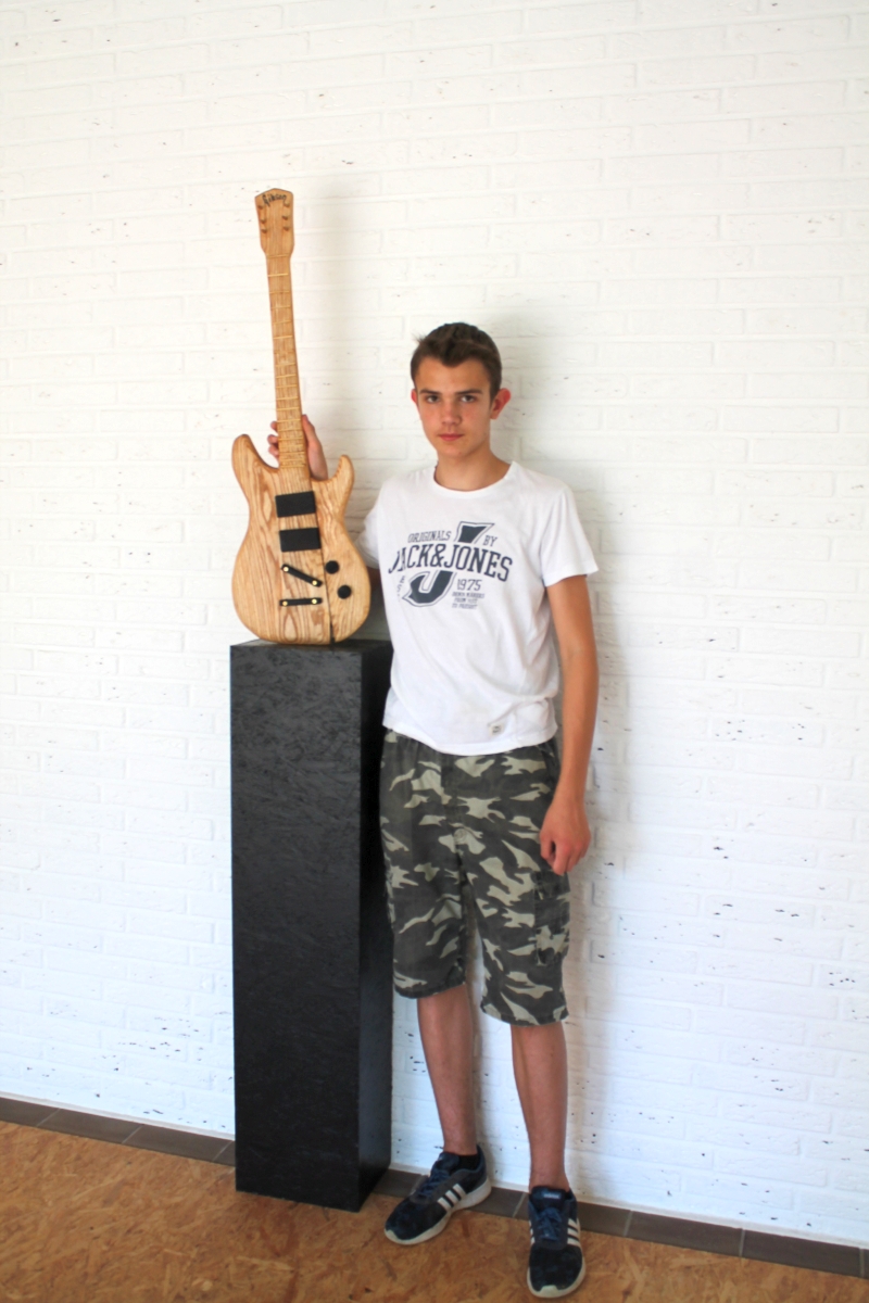 Jan mit seiner Stradivari