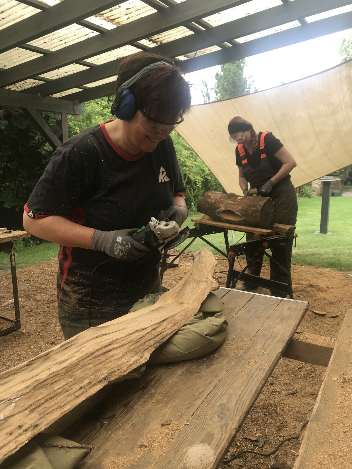 Wibke und Kathryn - sind "am" Arbeiten