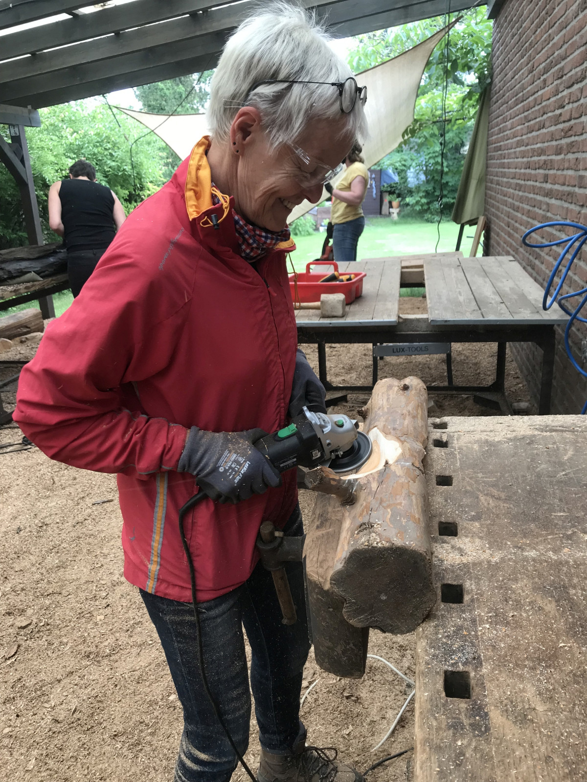 Kerstin, noch etwas "zurückhaltend"