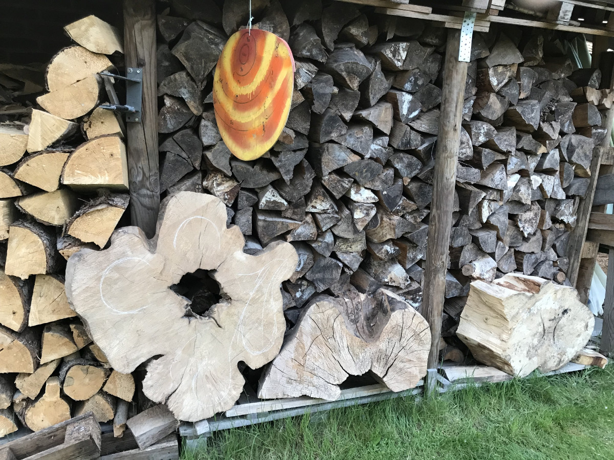 Holz aufräumen - check