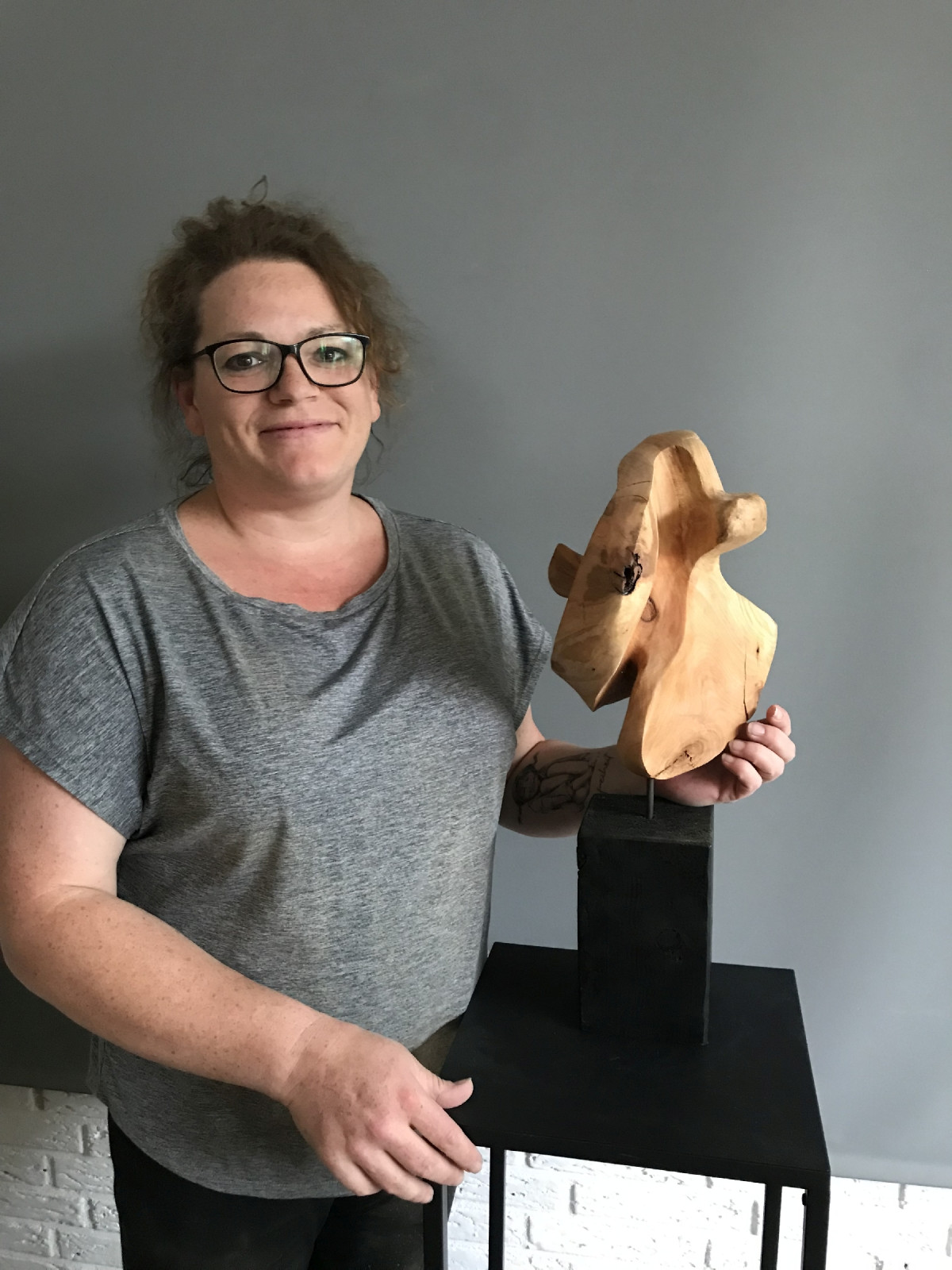 Nadine mit Pippi Langstrumpf