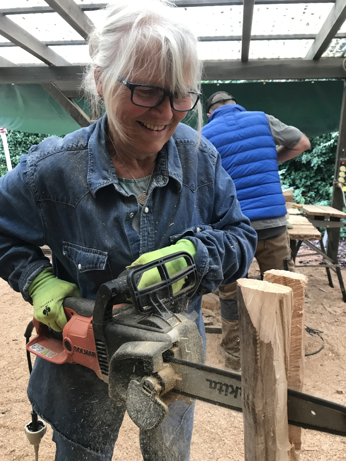 Erika ist schon beim 2. Projekt.
