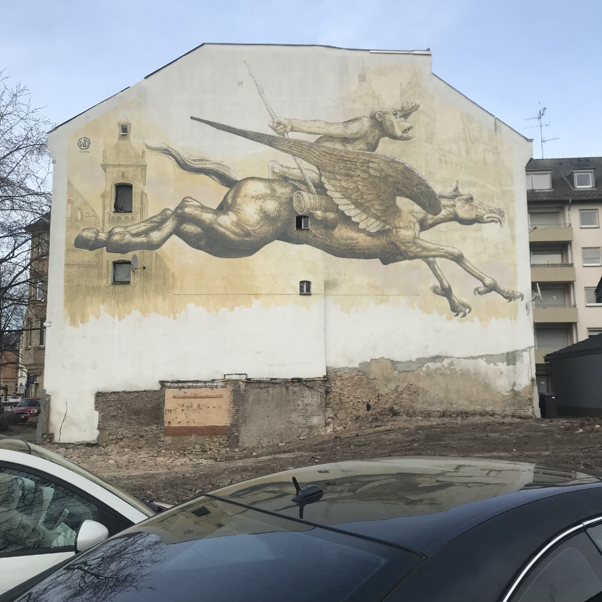 Auf dem Weg zu Elke und Thomas - rustikale Gegend
