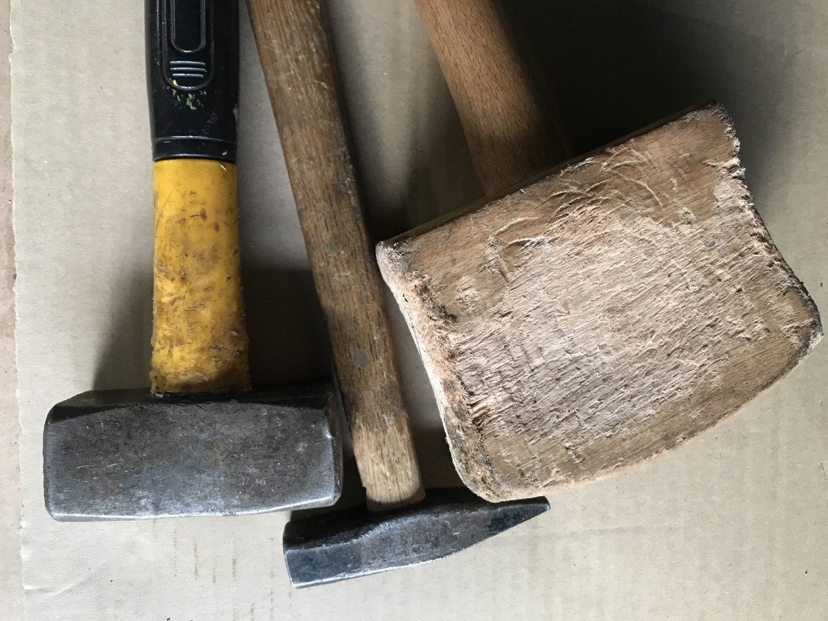 die beiden mit Rainer dem Holzhammer - oder ist es eine Holzhammenserin?