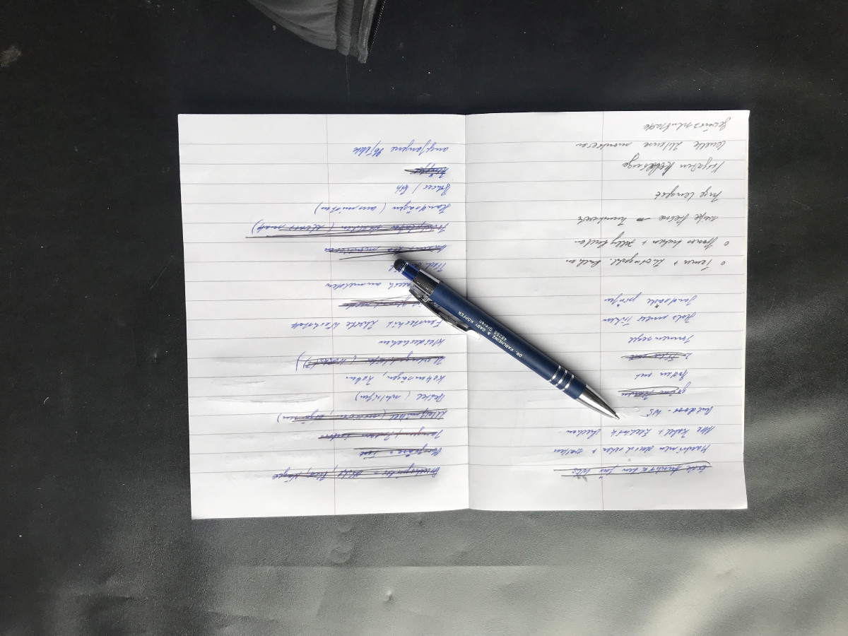 Die To-Do-List (Auszug)