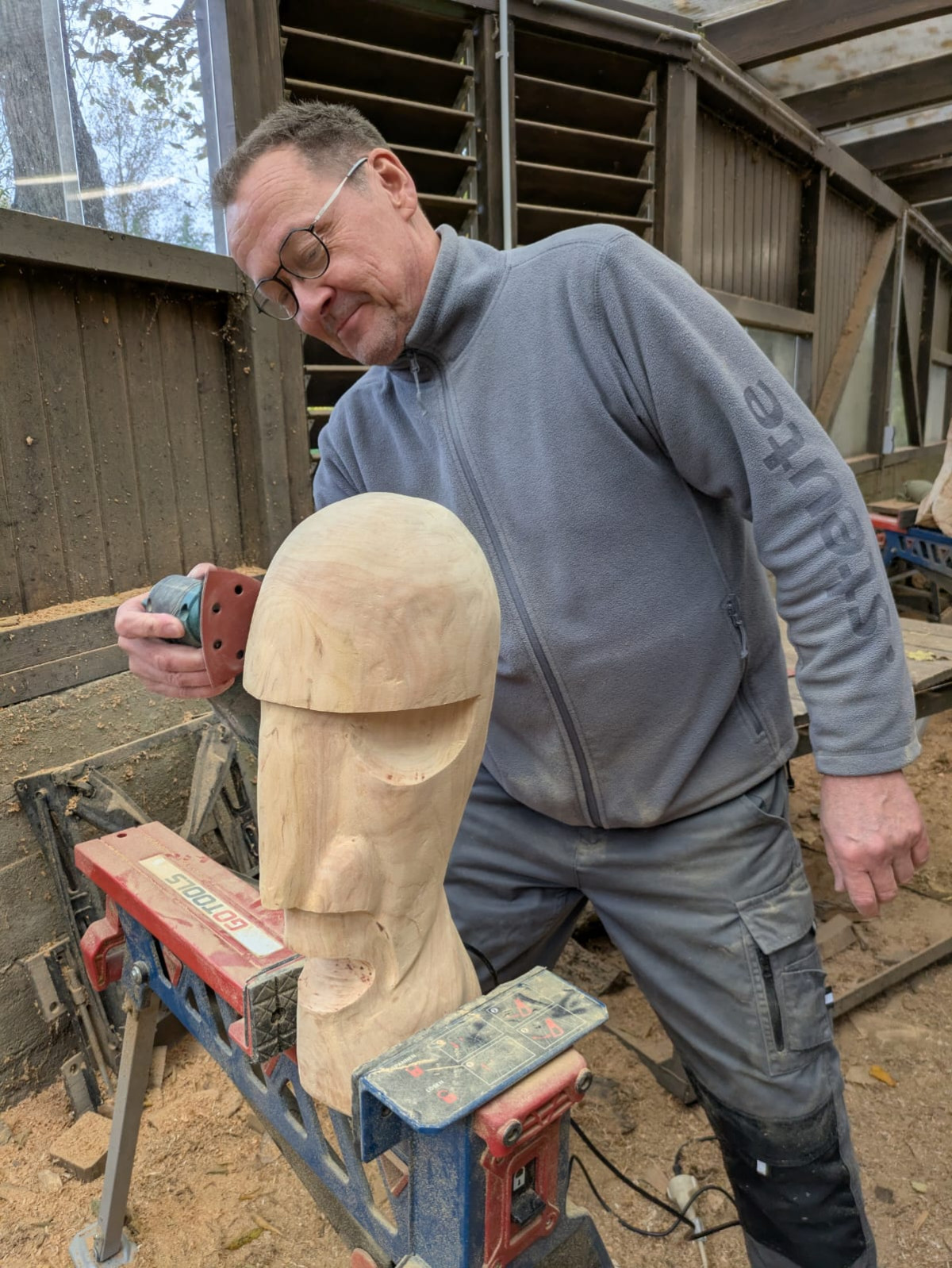Der Meister bei der Arbeit