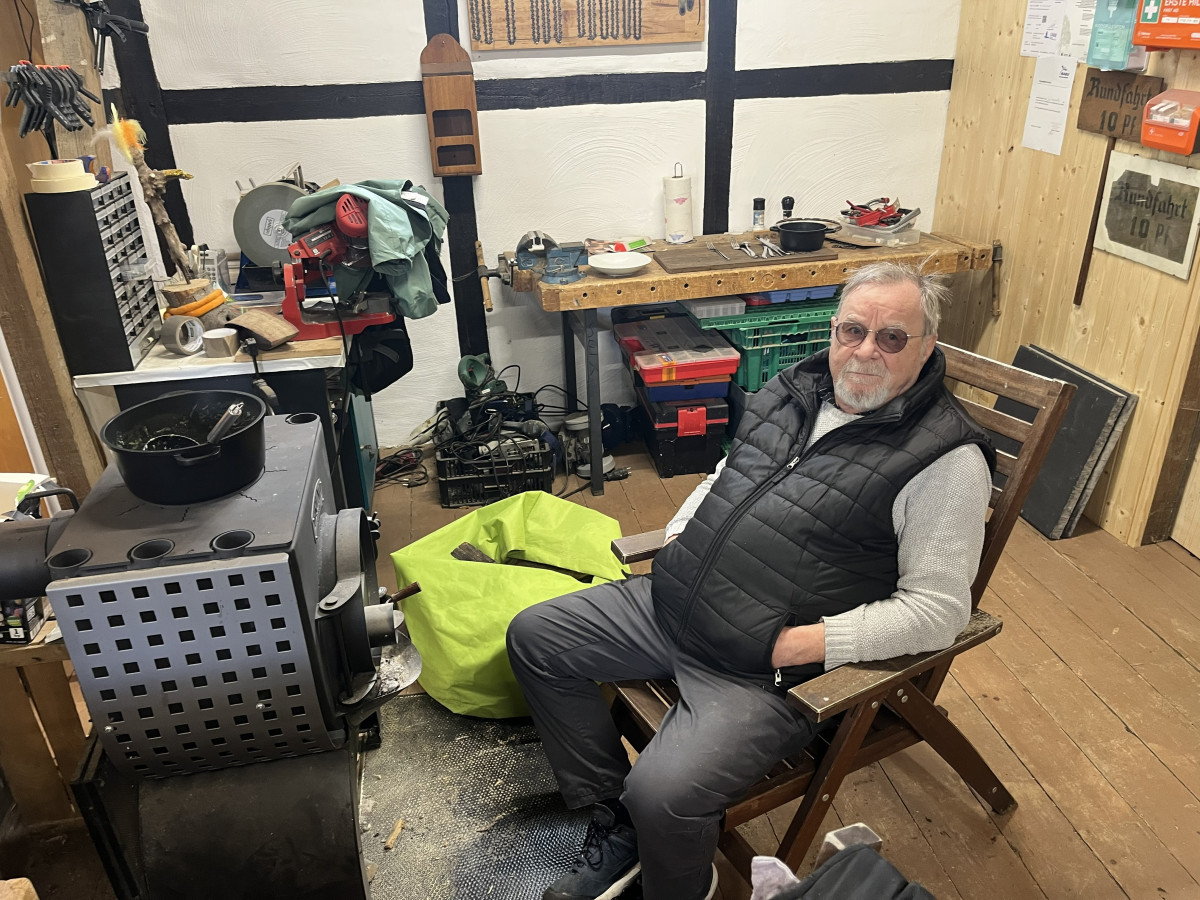 Der (Meister-) Koch bei der Arbeit...
