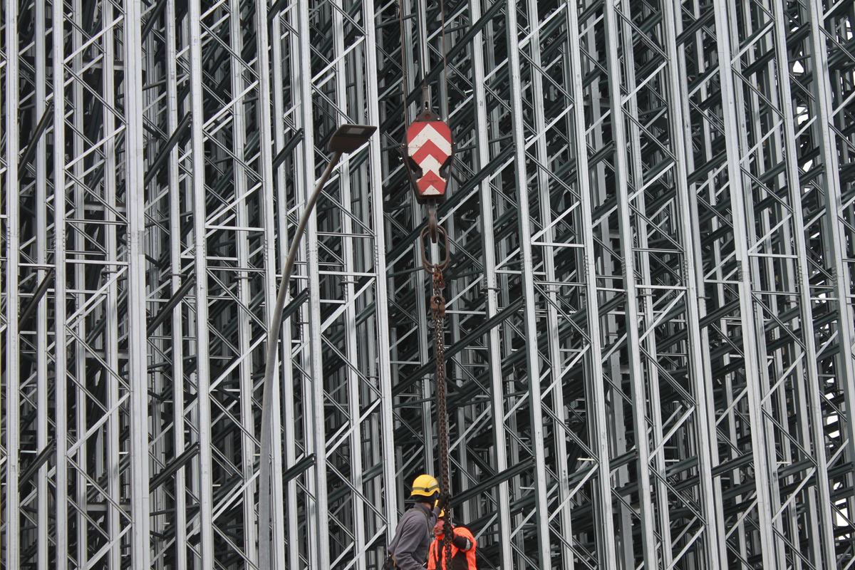 Es wird mit Hochdruck gearbeitet